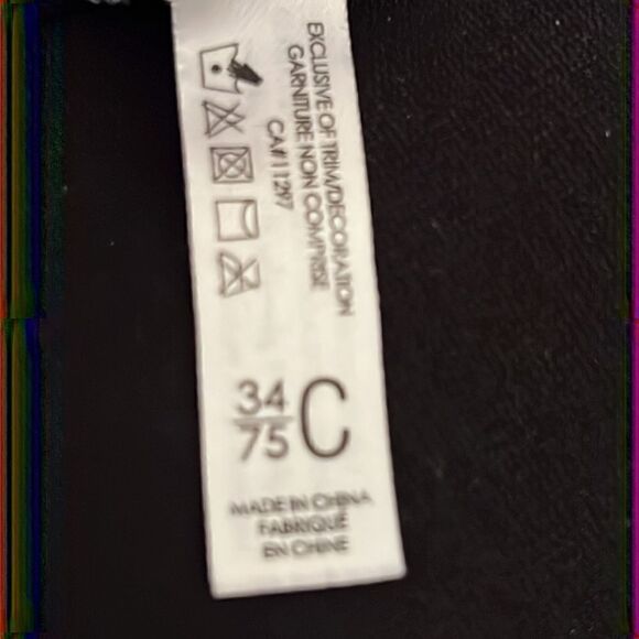 La Vie en Rose Padded Lace Detail Bra Size 34C NWOT - Picture 8 of 10